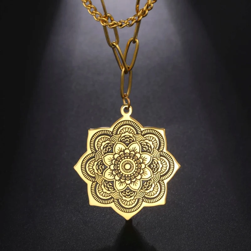 Collier Fleur Rosace