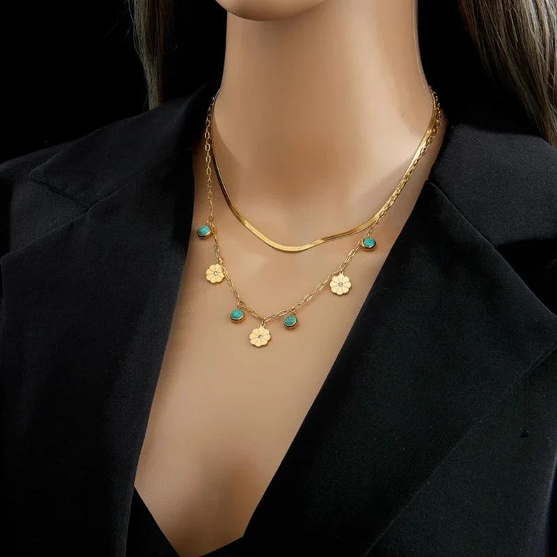 Collier Fleur Rayon