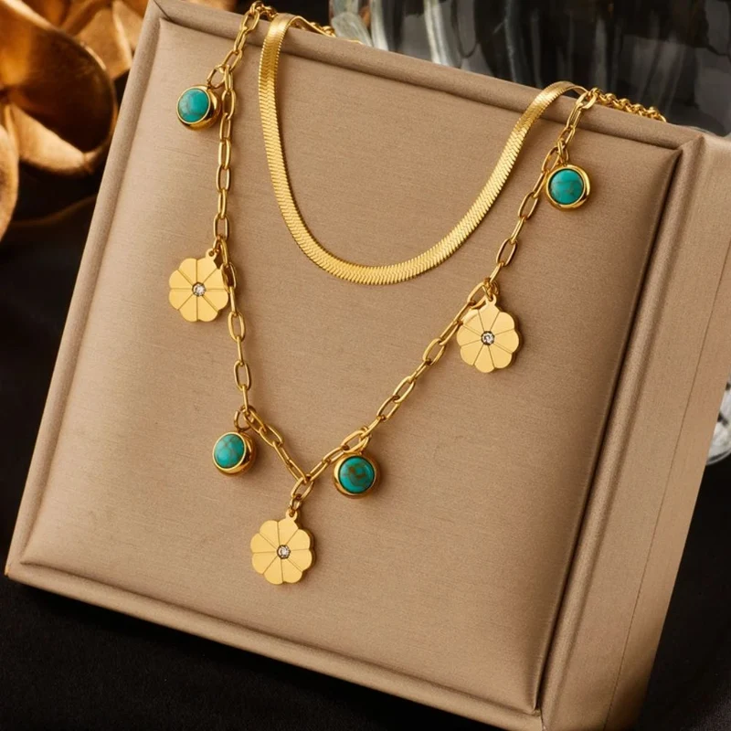 Collier Fleur Rayon