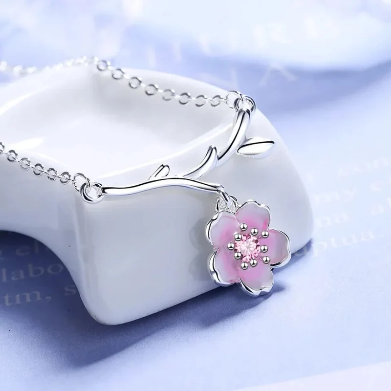 Collier Fleur Argent