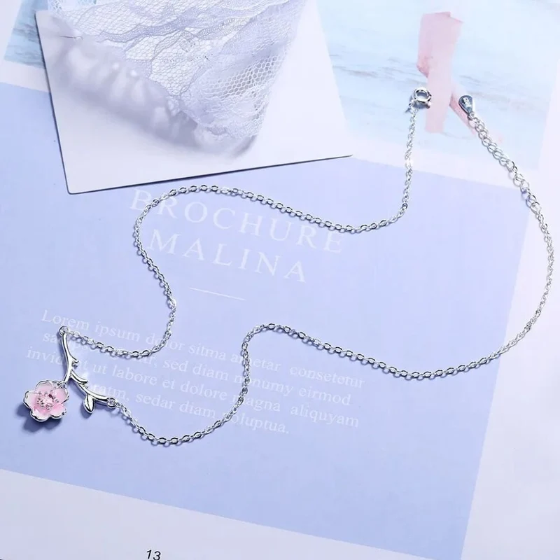 Collier Fleur Argent