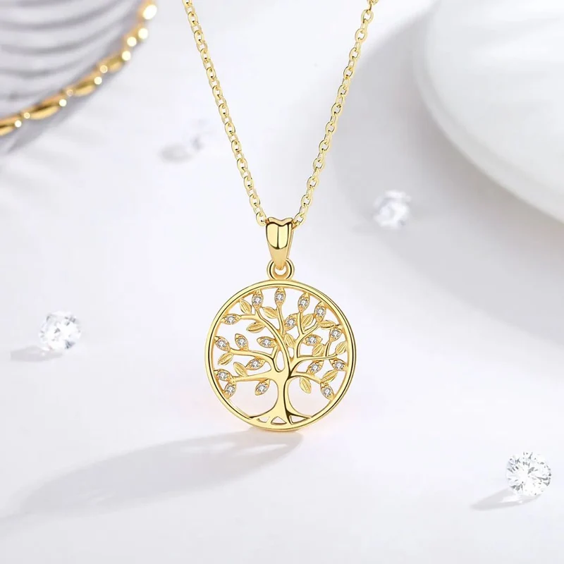Collier Arbre de Vie Doré
