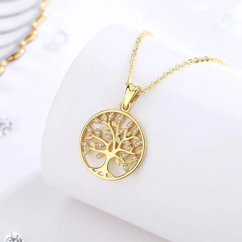 Collier Arbre de Vie Doré