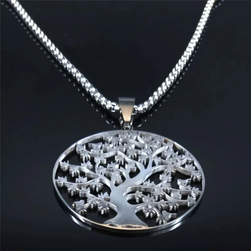 Collier Arbre Médaillon