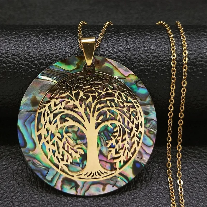 Collier Arbre de Vie Coloré