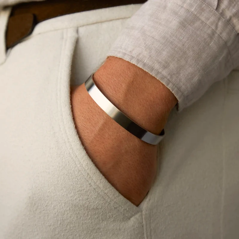 Mats Meier Annecy bracelet en acier couleur argent MM320014