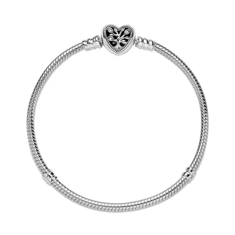 Pandora Moments 925 Sterling Silver Snake Chain Bracelet 598827C01-18 (Length: 18.00 cm)