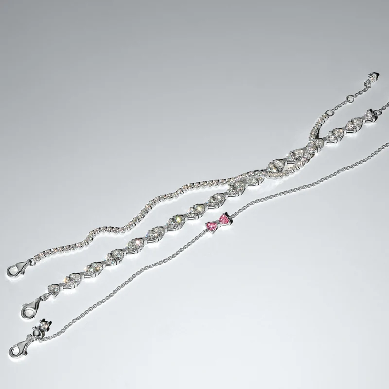 Pandora Timeless 925 Sterling Silver Bow Chain Bracelet 594262C01-18