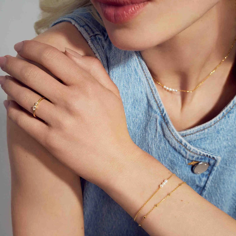 Sif Jakobs Gold Plated Sfere Bracelet SJ-B2748-YG