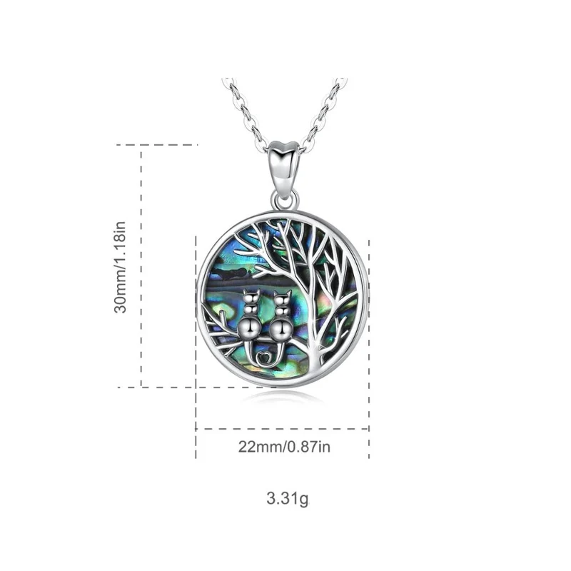 Collier Arbre de Vie Chat