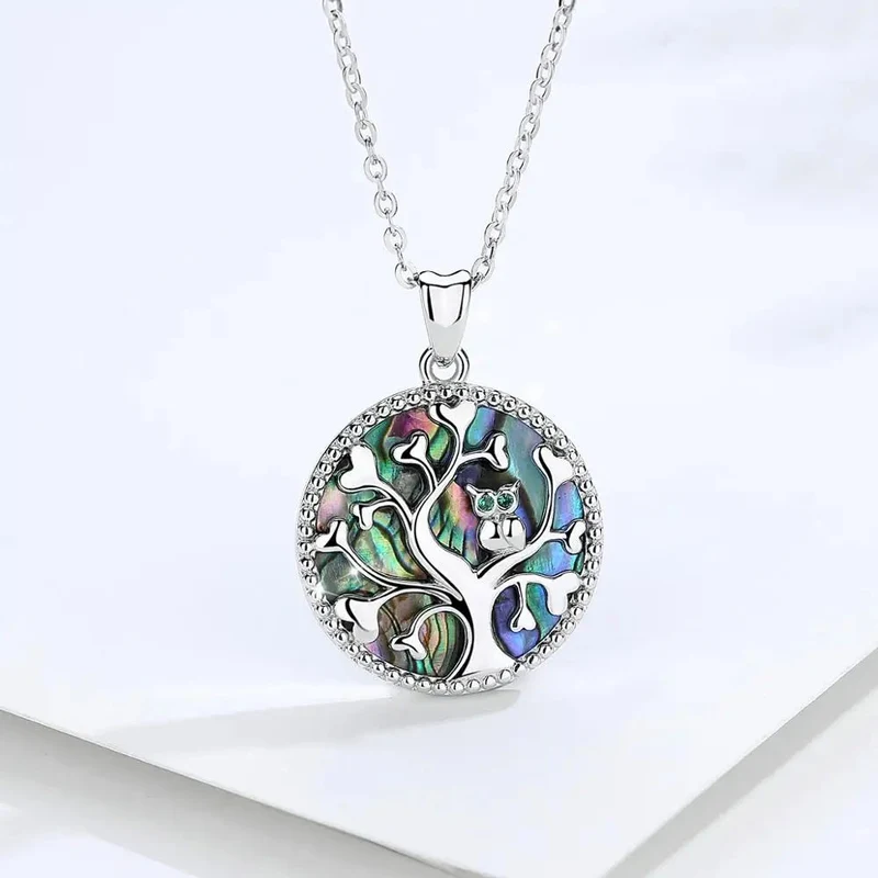 Collier Arbre de Vie Hibou