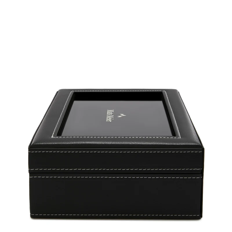 Mats Meier Mont Fort Hommes Boîte à Montres Noir MM-Watchbox-1904