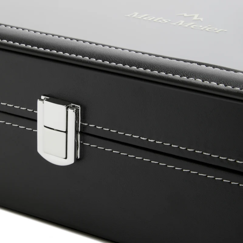 Mats Meier Mont Fort Hommes Boîte à Montres Noir MM-Watchbox-1916