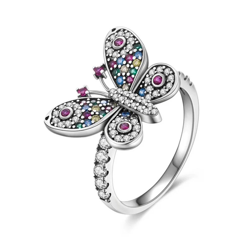 Bague Papillon Zircon
