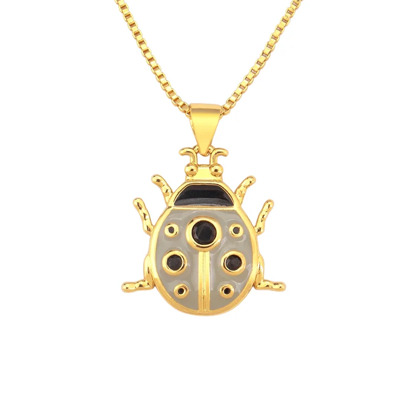 Collier Coccinelle Or