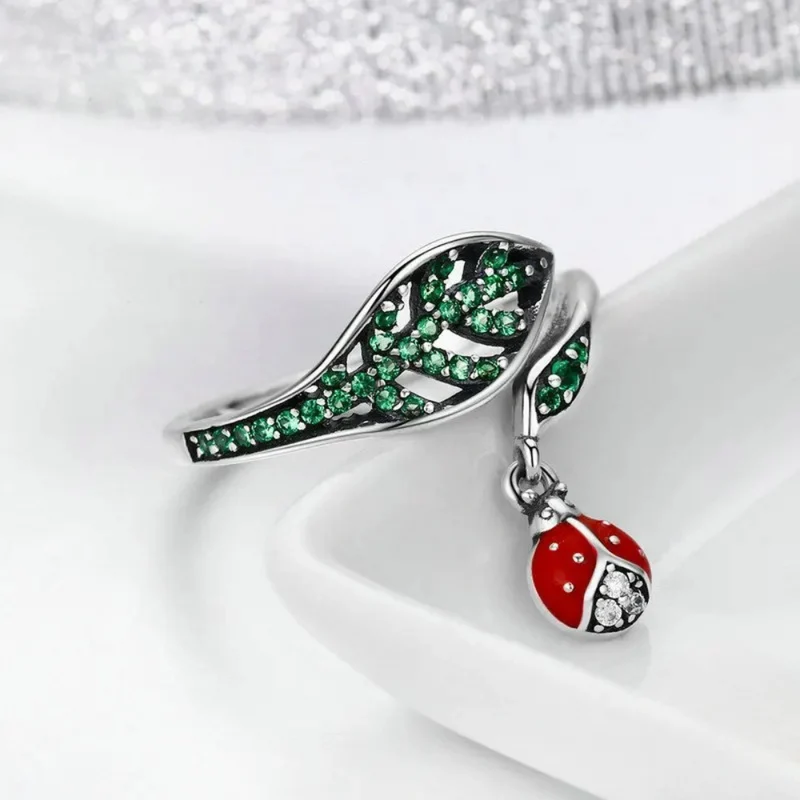 Bague Breloque Coccinelle