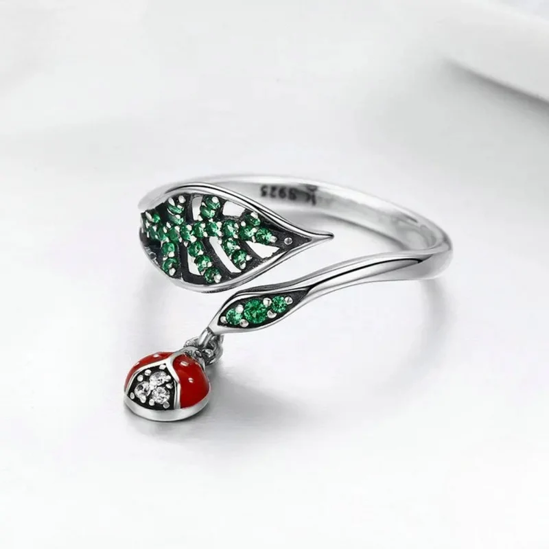 Bague Breloque Coccinelle