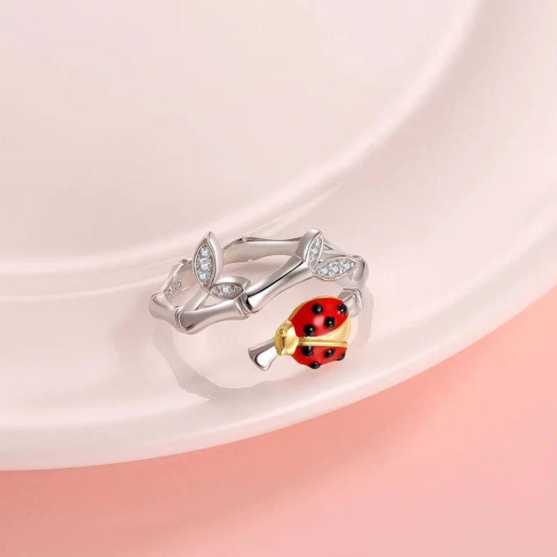 Bague Coccinelle Branche