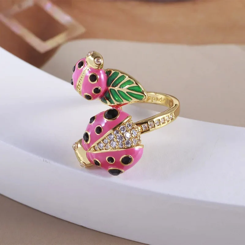 Bague Coccinelle Rose