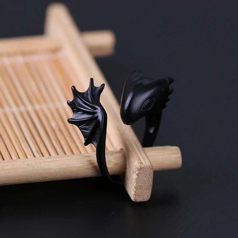 Bague Dragon Noir