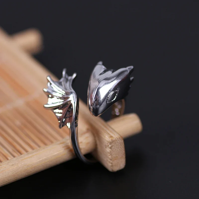 Bague Dragon Acier Inoxydable