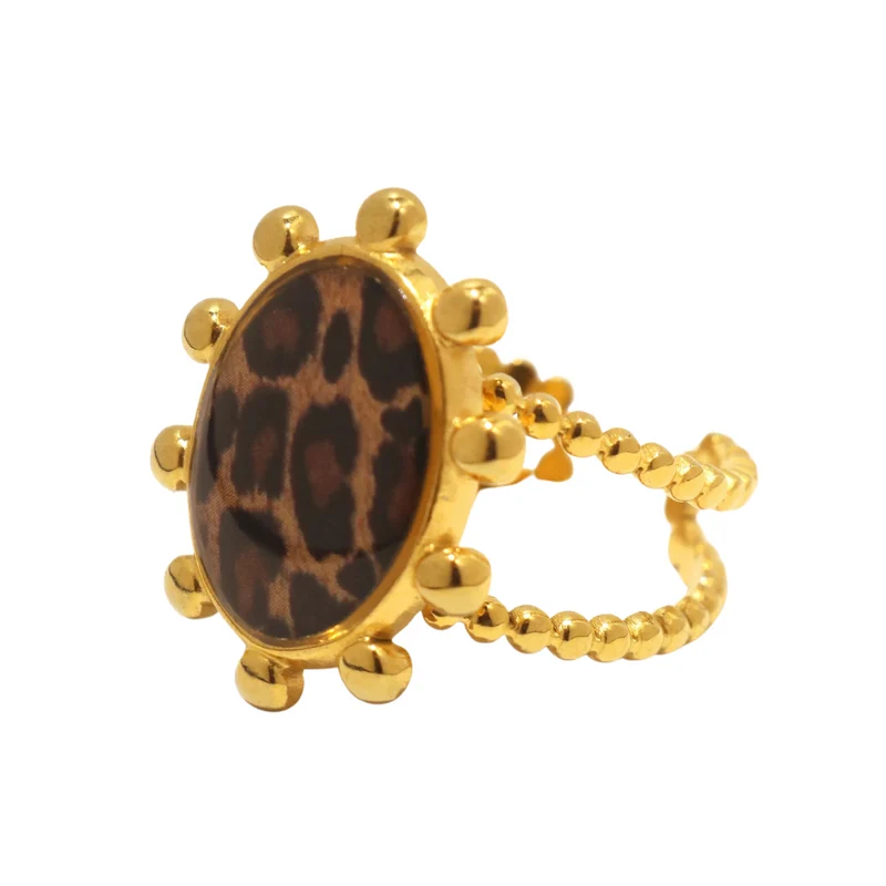 Bague Imprimé Léopard