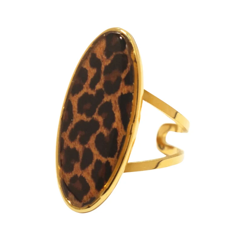 Bague Imprimé Léopard