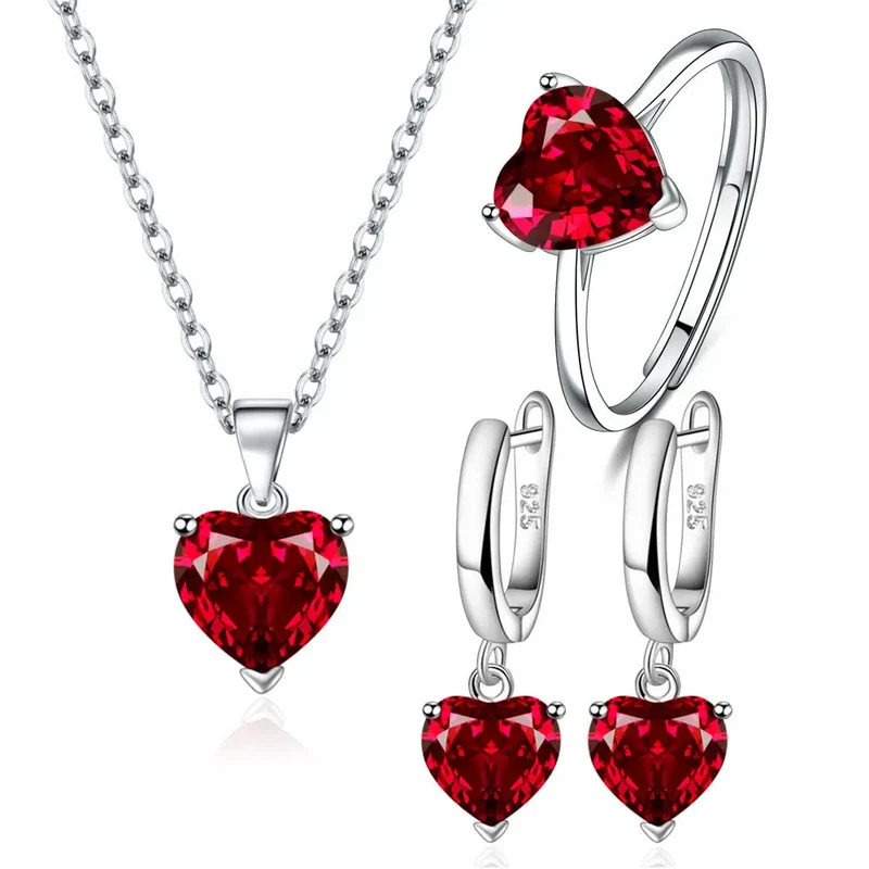 Ensemble Bijoux Cœur
