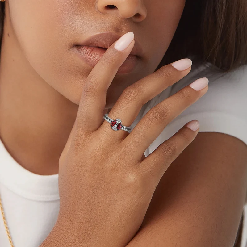 Bague Coccinelle Strass