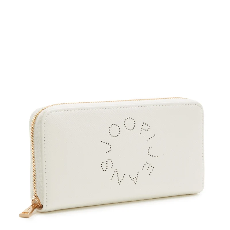JOOP! Femmes Portefeuille Zippé Blanc 4130000900-100