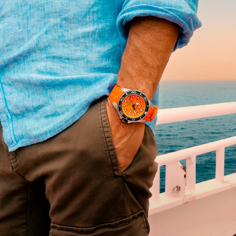 Festina Diver Hommes Montre Orange F20664/4