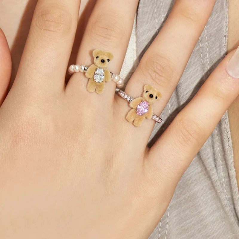 Bague Ourson en Peluche