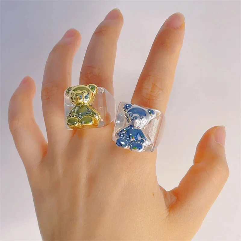 Bague Ourson Résine