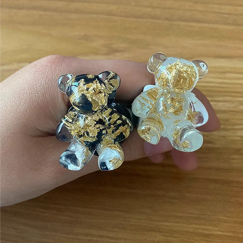 Bague Ourson Paillettes