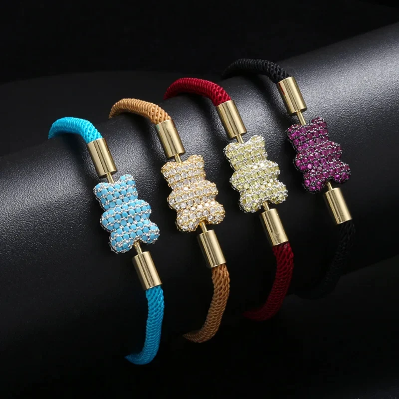 Bracelet Ourson Corde