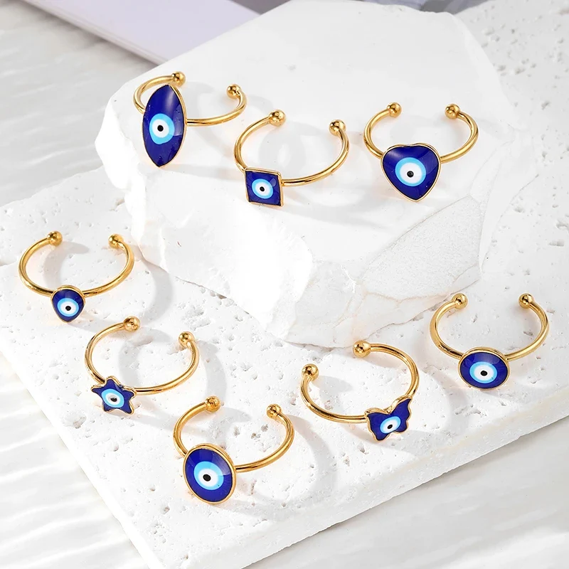 Bague Œil Bleu Grec