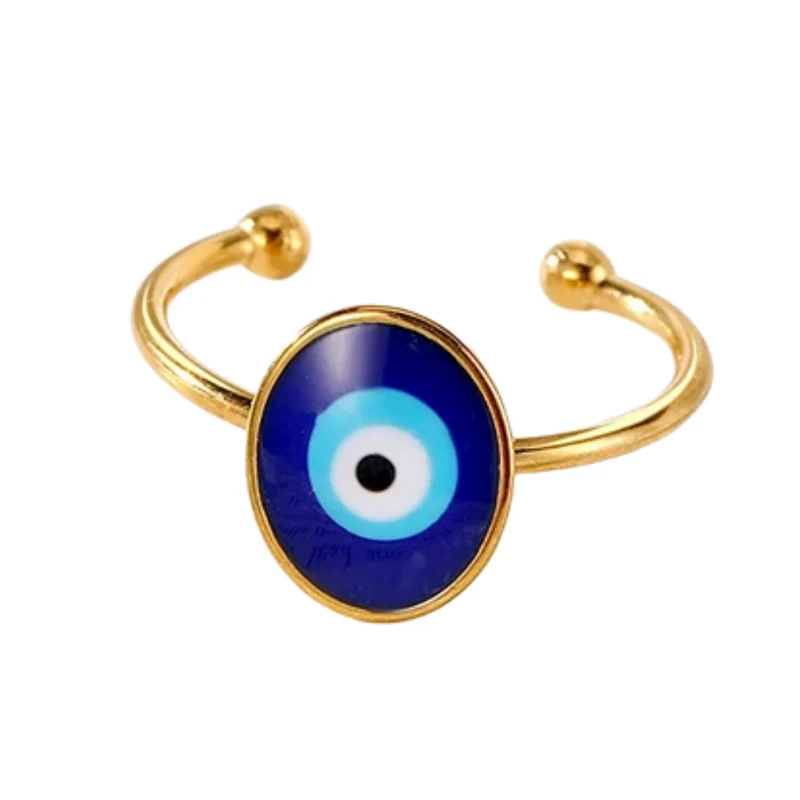 Bague Œil Bleu Grec