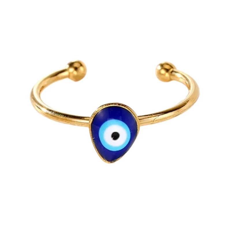 Bague Œil Bleu Goutte