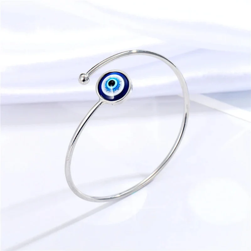Bague Œil Bleu Rond