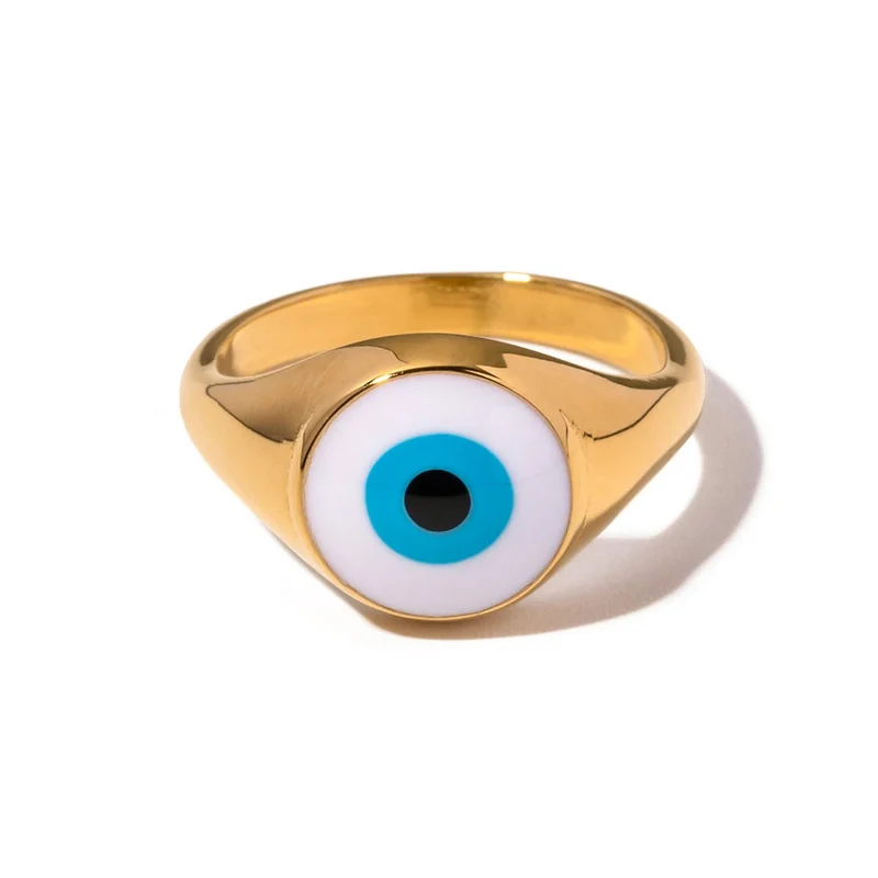 Bague Gros Œil Blanc