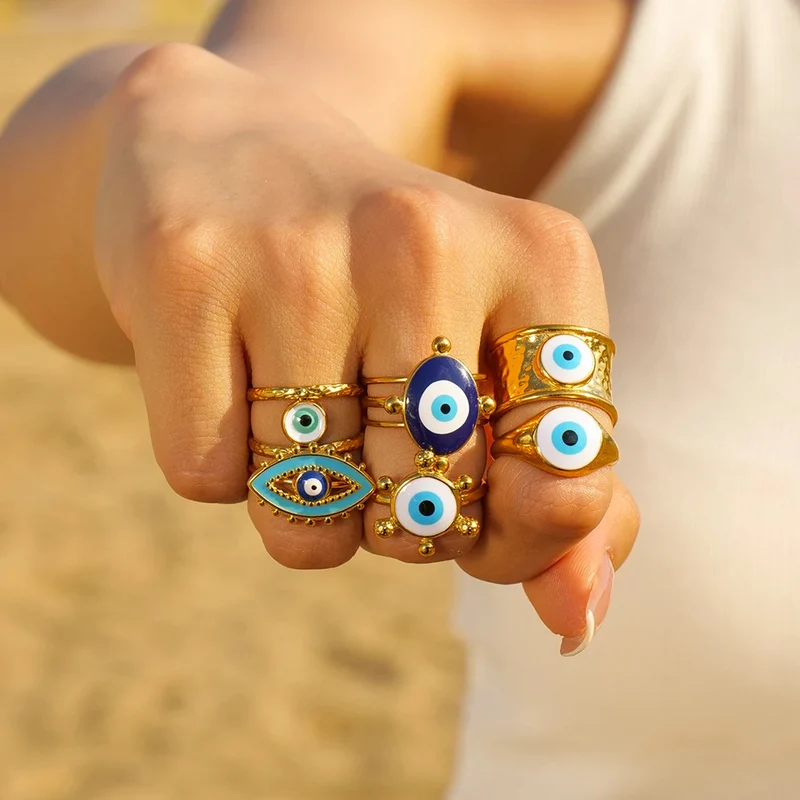 Bague Œil Bleu