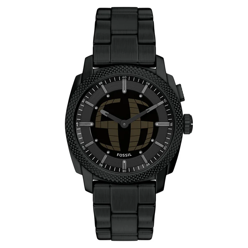 Fossil Machine Round Black Dial Watch FS6156