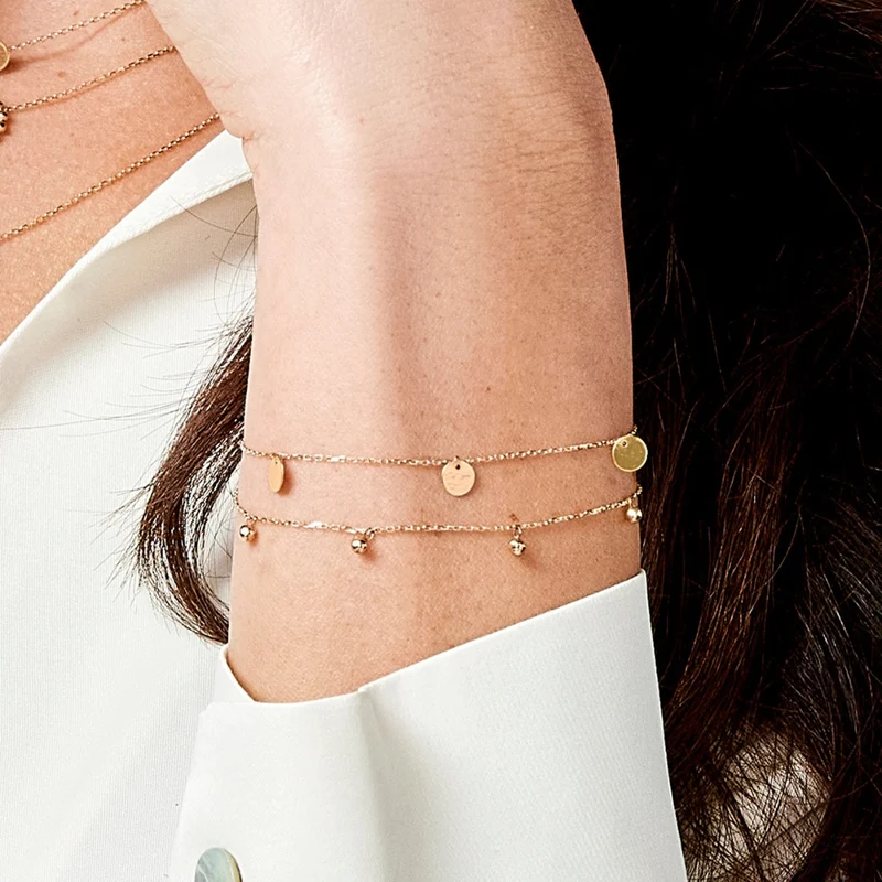 Jackie Gold Bracelet Or 14 carats JKB20.045