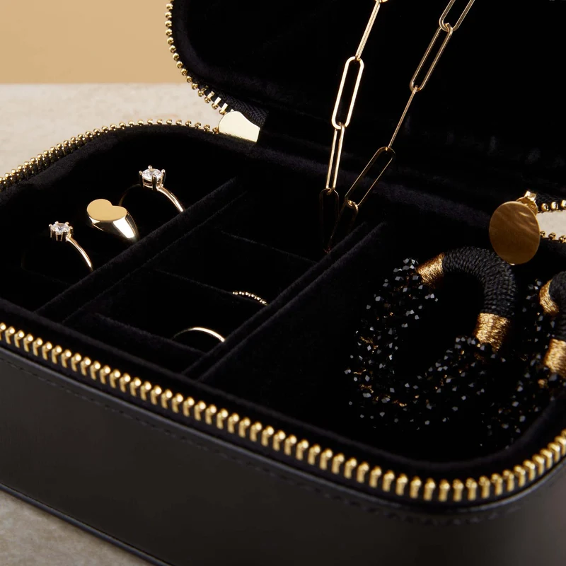 Brandfield Femmes Boîte à Bijoux Noir BFJB100405