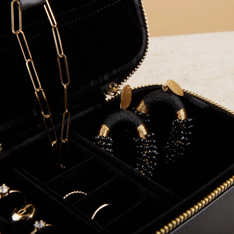 Brandfield Femmes Boîte à Bijoux Noir BFJB100405