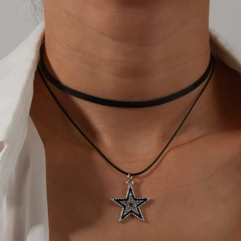 Collier Guitare et Étoile