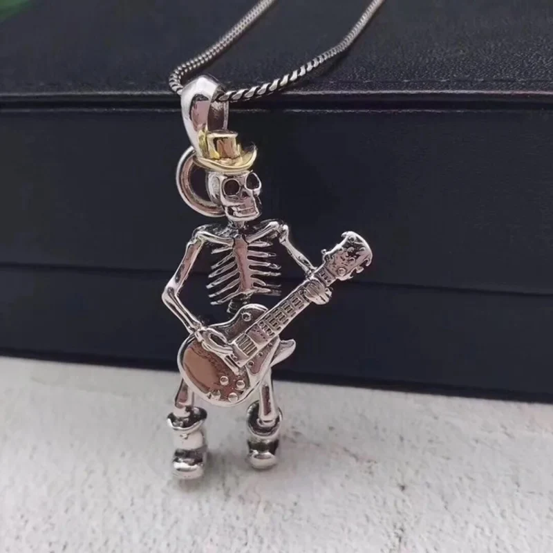Collier Squelette Rockeur