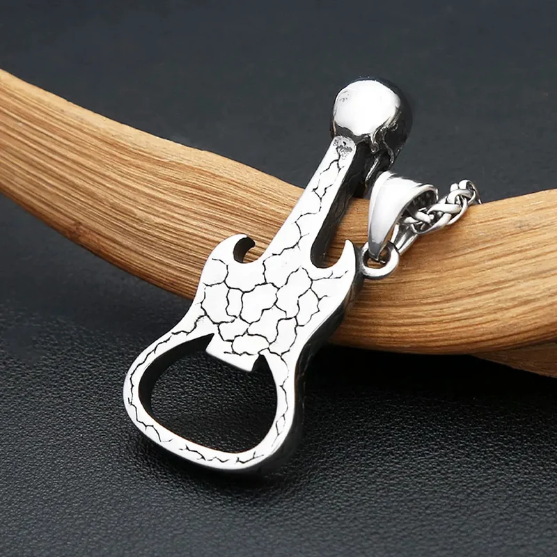 Collier Guitare Tête de Mort