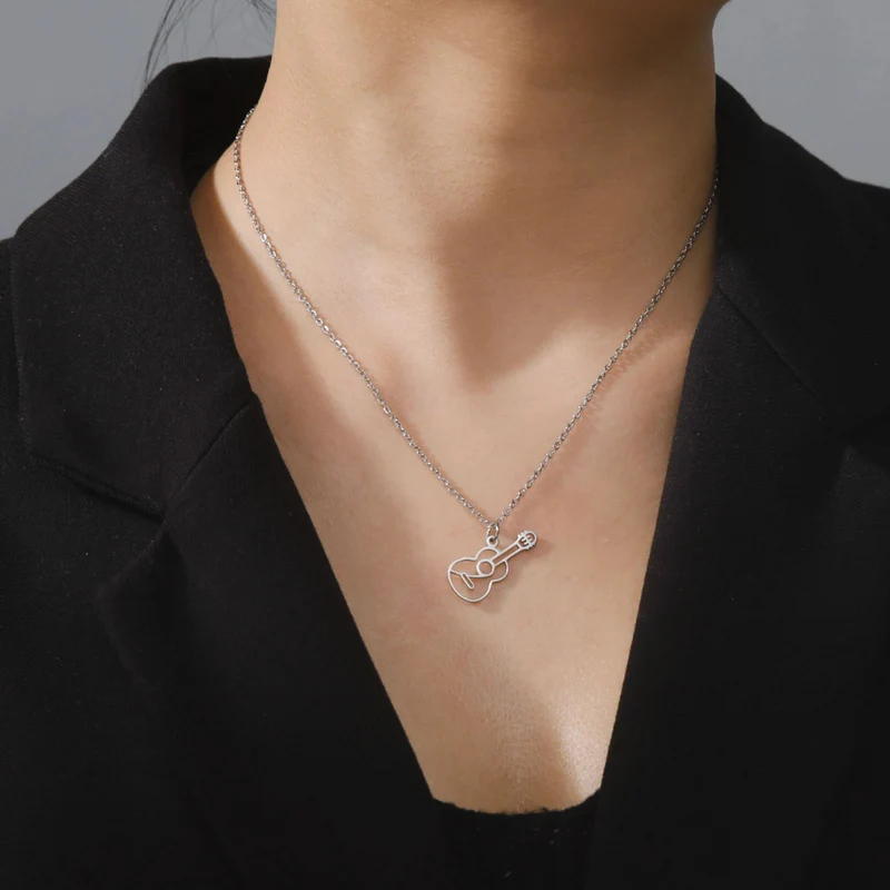 Collier Guitare Femme
