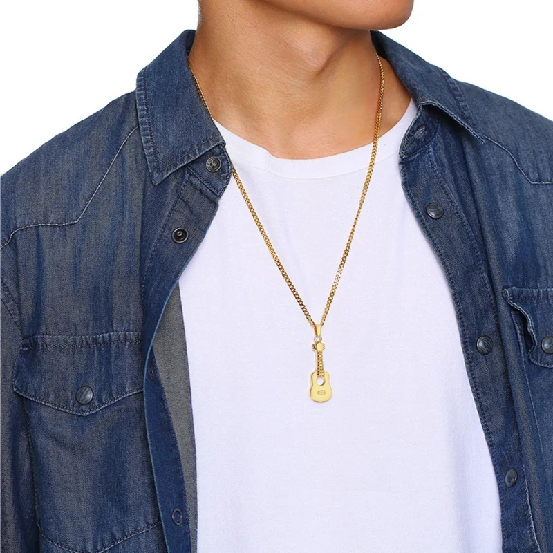 Collier Guitare Homme